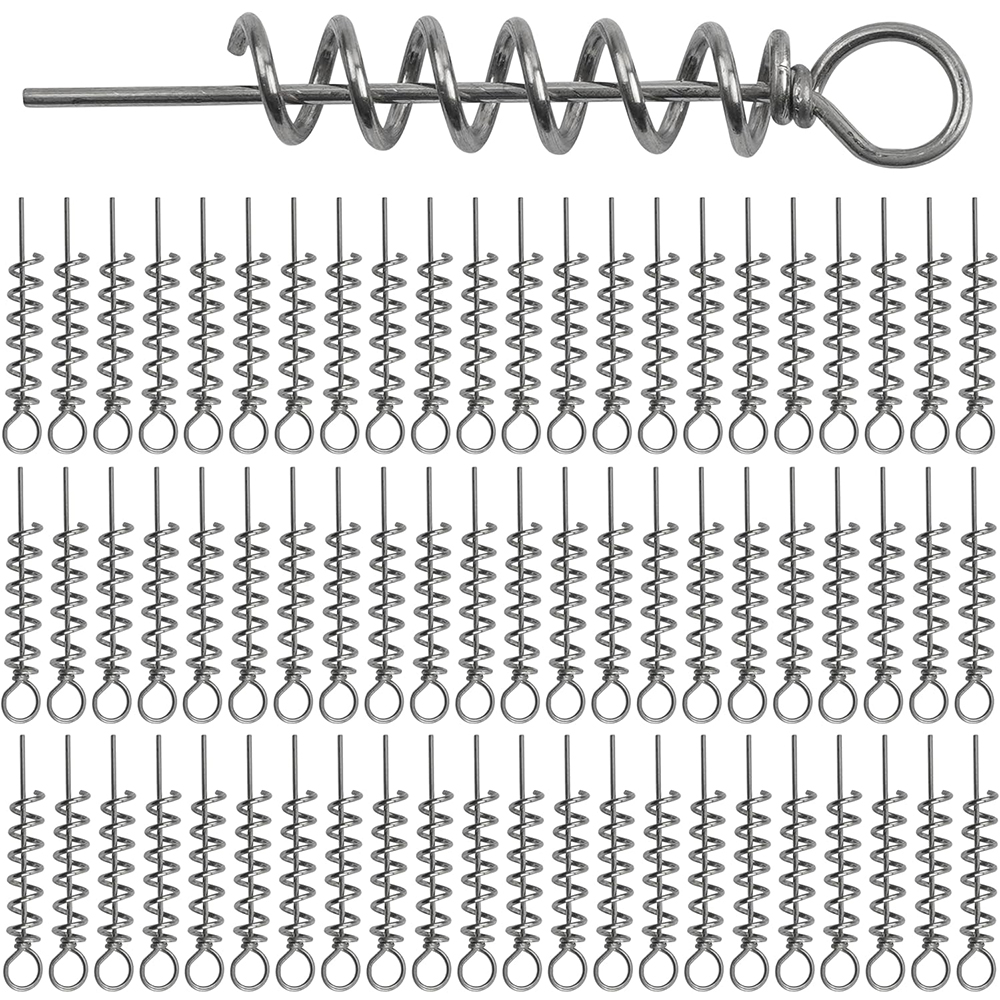Fishing Equipment Tackle - 50Pcs Spring Twist Lock Fishing Crank