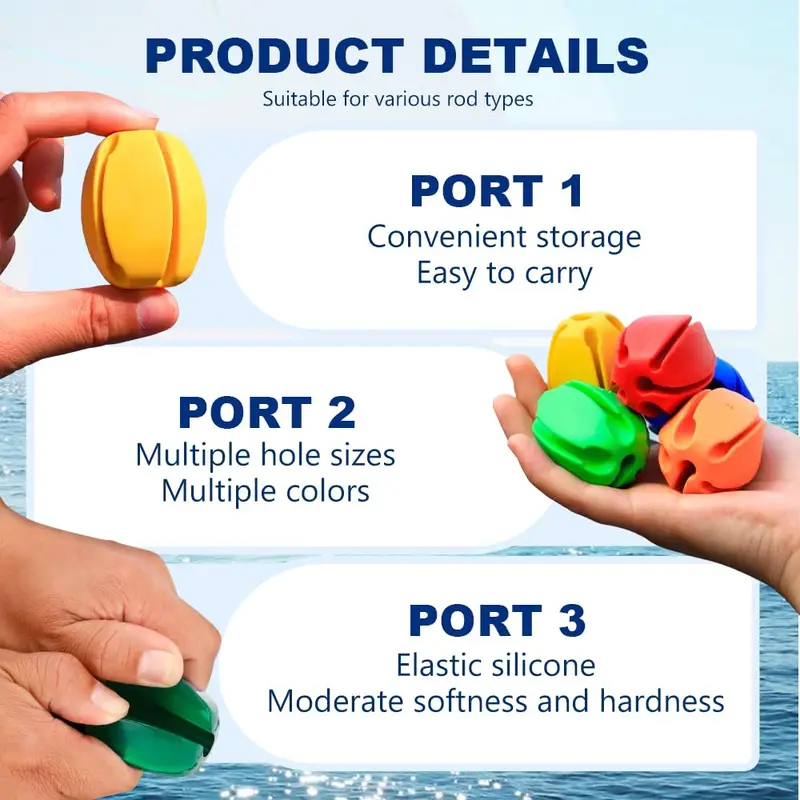 6-24Pcs Rod Protection Cover R - Fishing Equipment Holder recensie en prijs