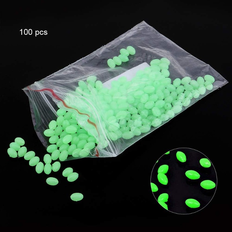 100pcs/lot Oval Night Luminous - Fishing Equipment Tools recensie en prijs