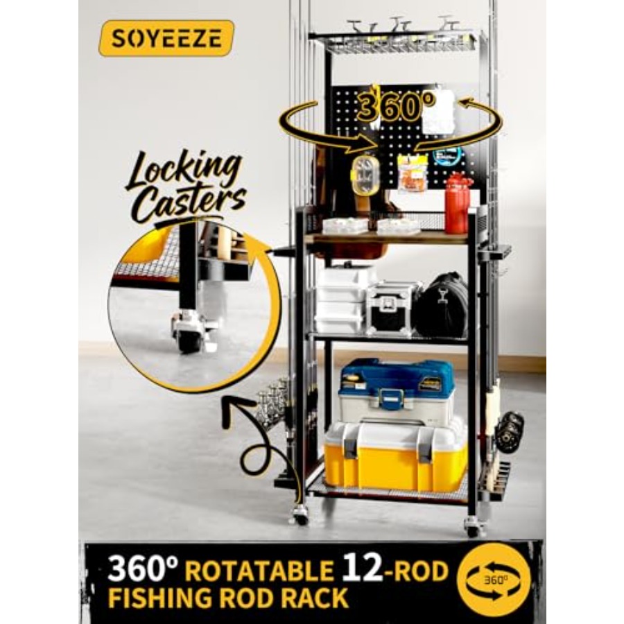 Fishing Rod Holder Rotating Fi - Fishing Equipment Holder recensie en prijs