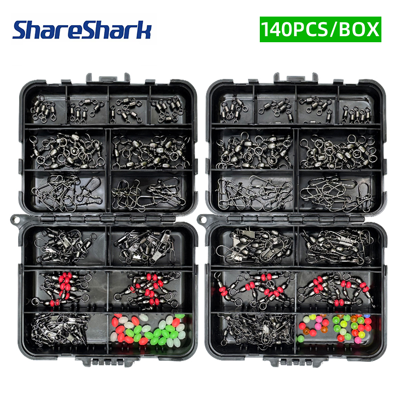 ShareShark 140Pcs fishing acce - Fishing Equipment English recensie en prijs