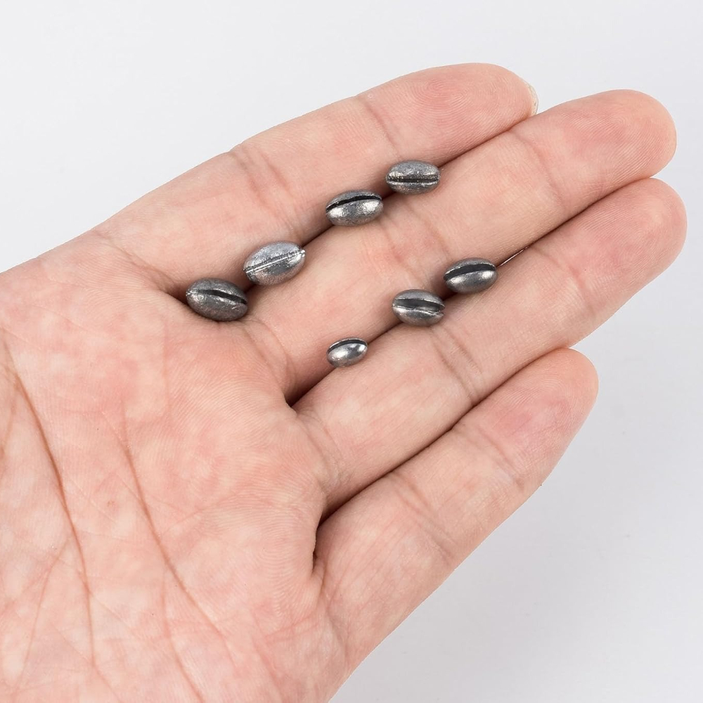 30pcs Fishing Lead Solid Oval  - Fishing Equipment English recensie en prijs