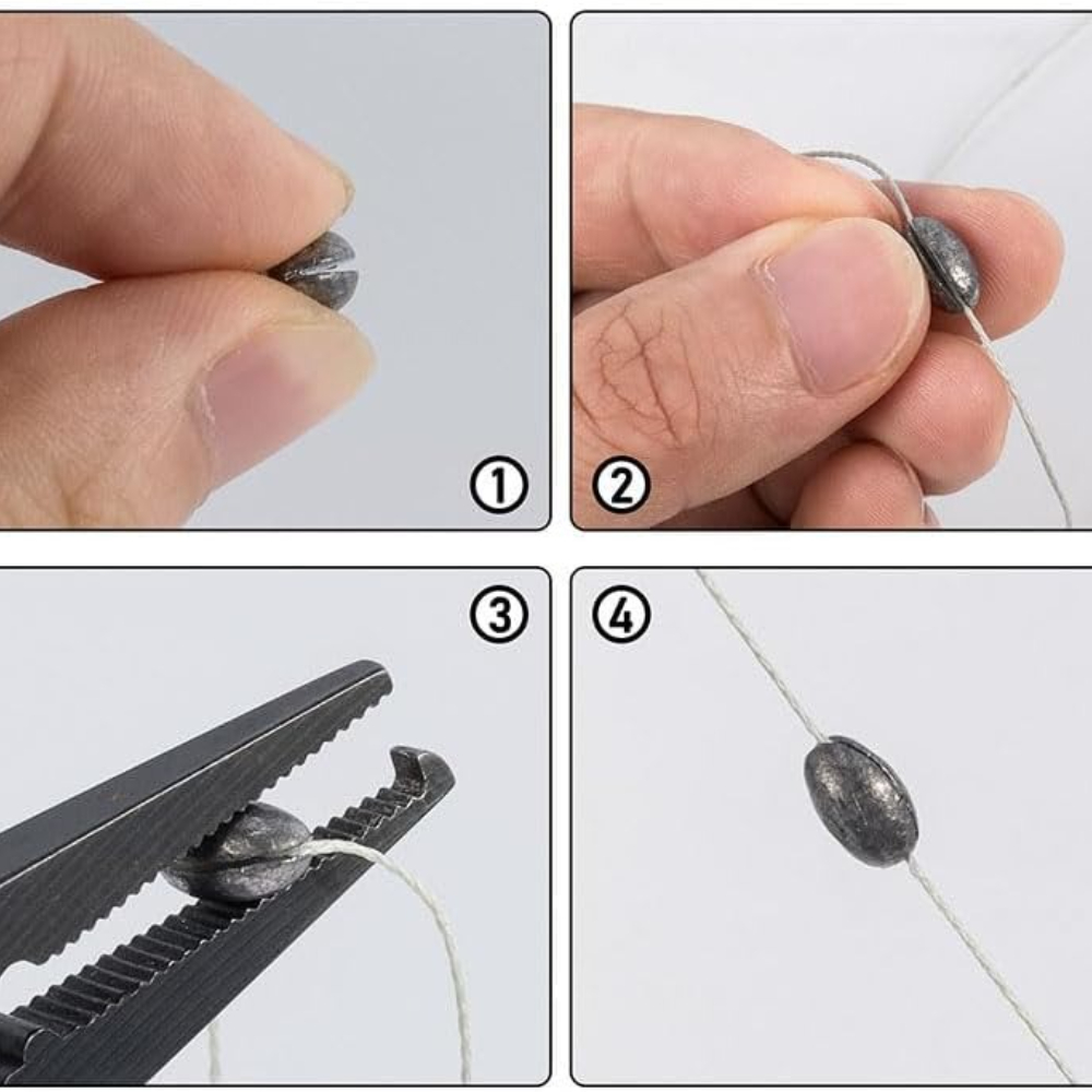 30pcs Fishing Lead Solid Oval  - Fishing Equipment English recensie en prijs