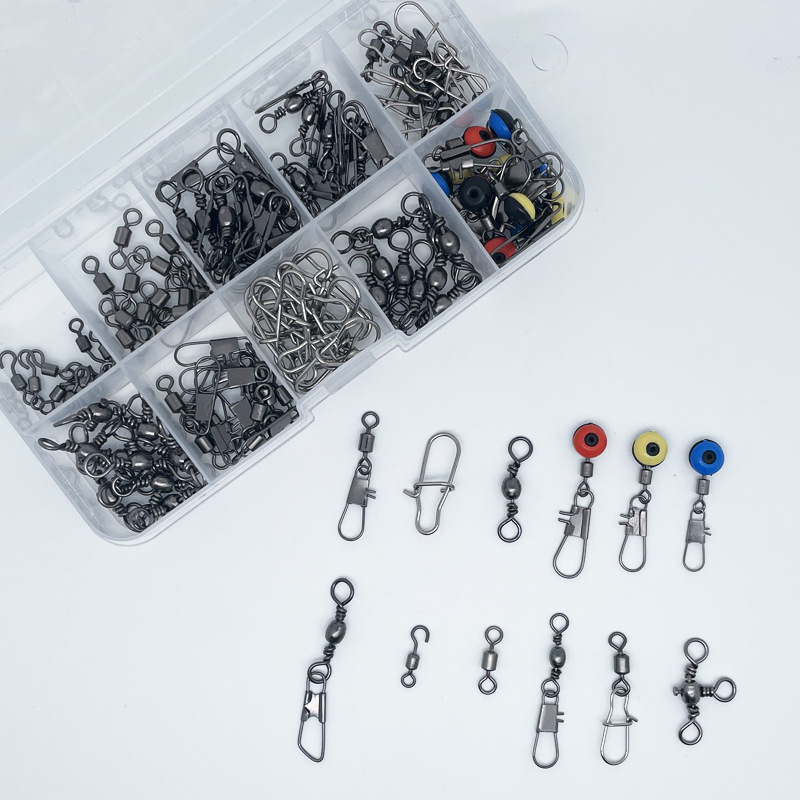 115pcs Fishing Swivel Connecto - Tackle Box recensie en prijs
