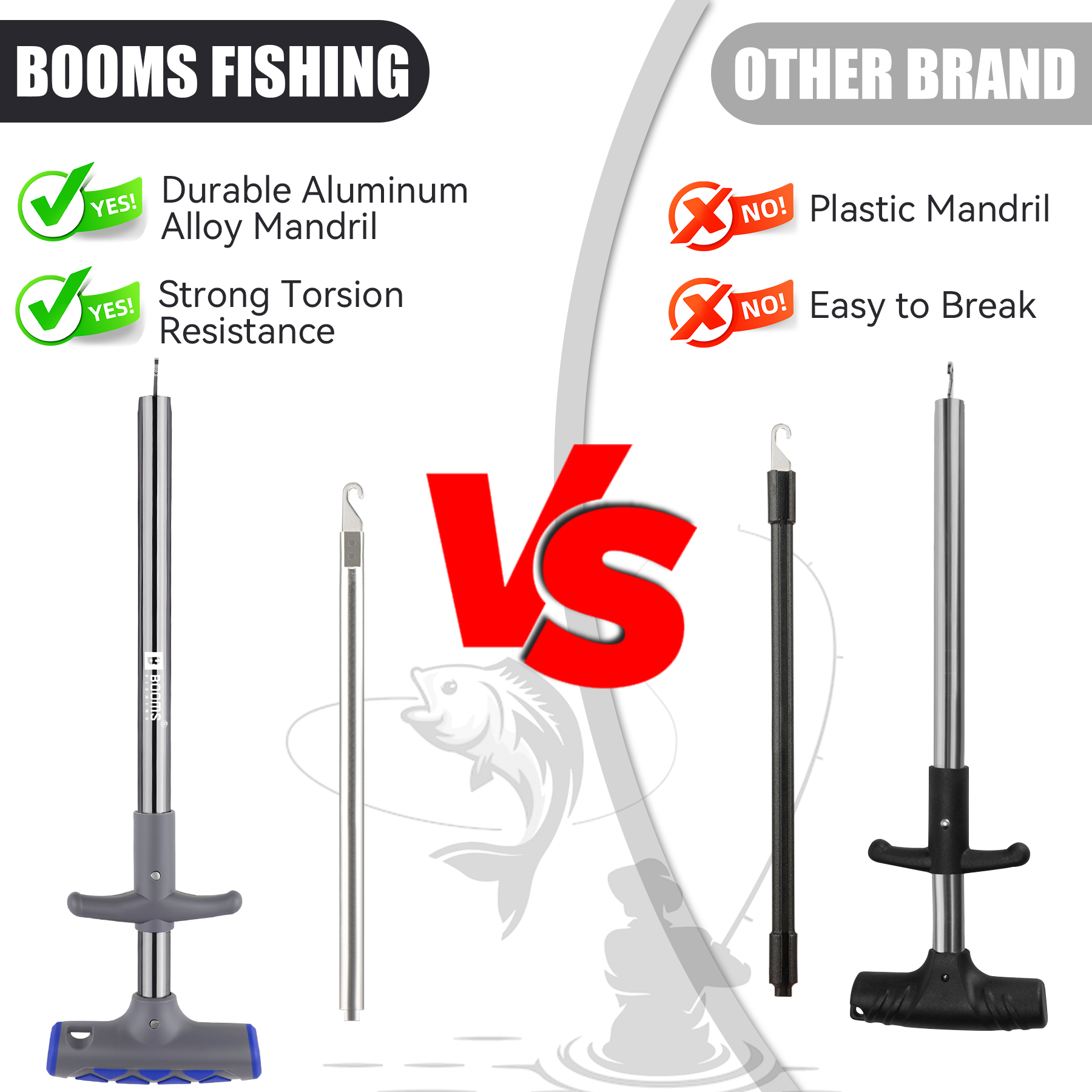 Booms Fishing XW20 Long Fish H - Fishing Equipment Warehouse recensie en prijs