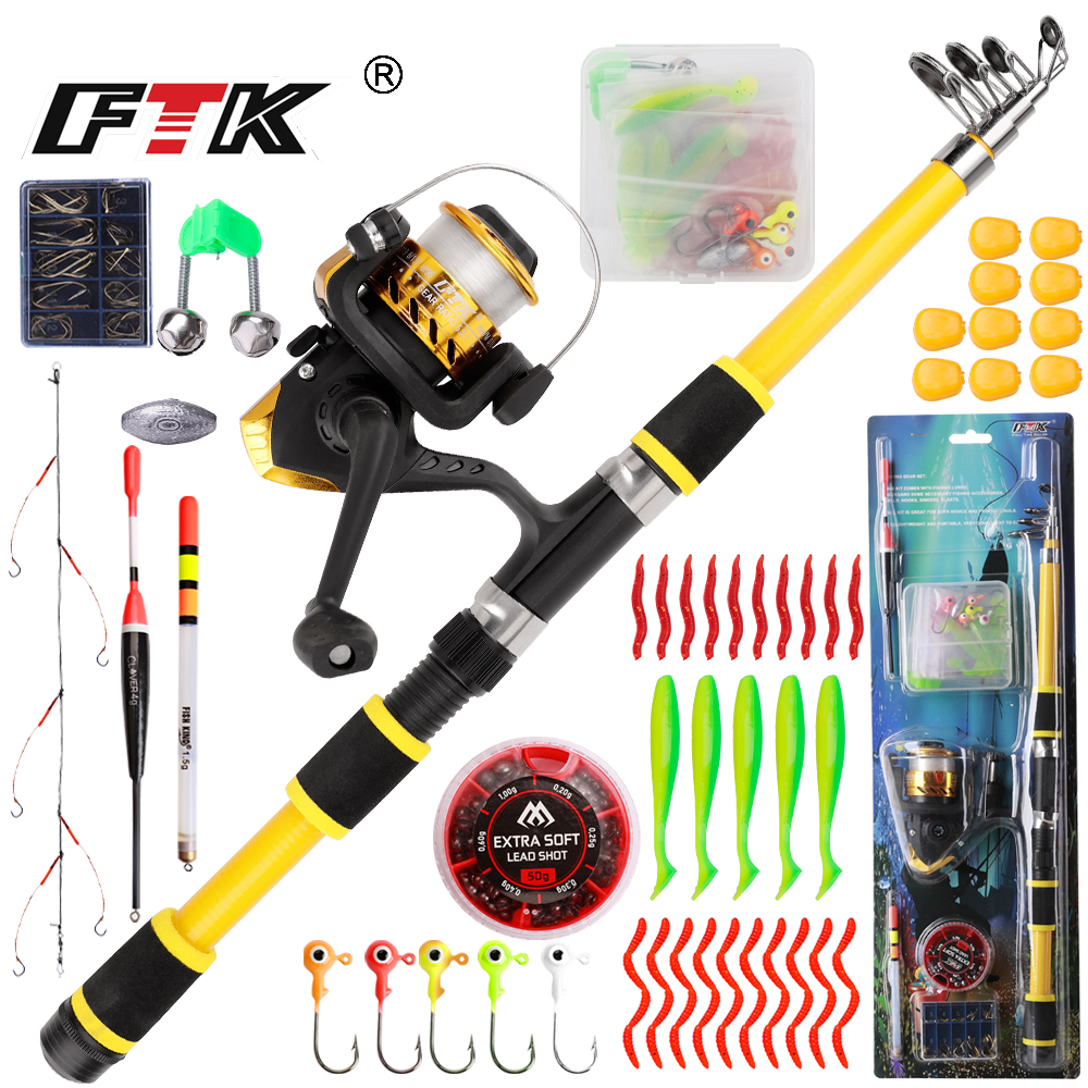 FTK 1.8m Fishing Rod and Reel  - Fishing Equipment For Kids recensie en prijs