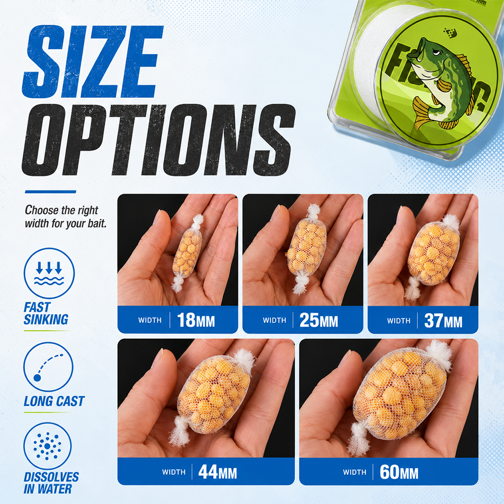 ZUKIBO NEW PVA Bait Feeder Bag - Fishing Equipment Bag recensie en prijs