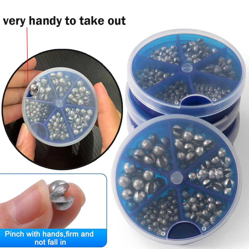 100-500Pcs Split Shot Alloy Fi - Fishing Equipment English recensie en prijs