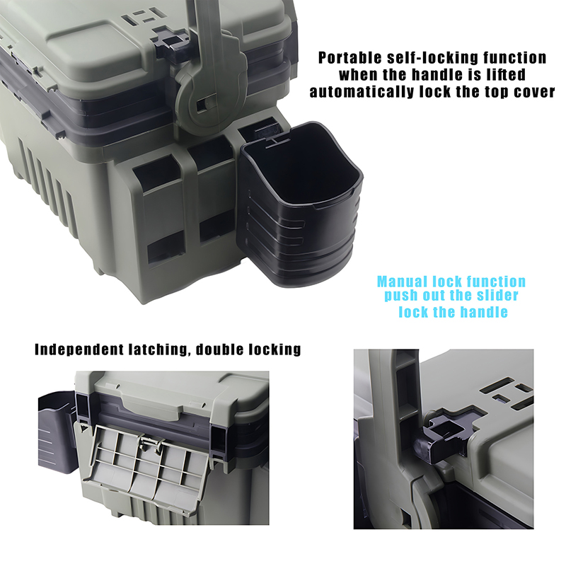JSFUN Fishing Box Barrel Holde - Fishing Equipment Holder recensie en prijs