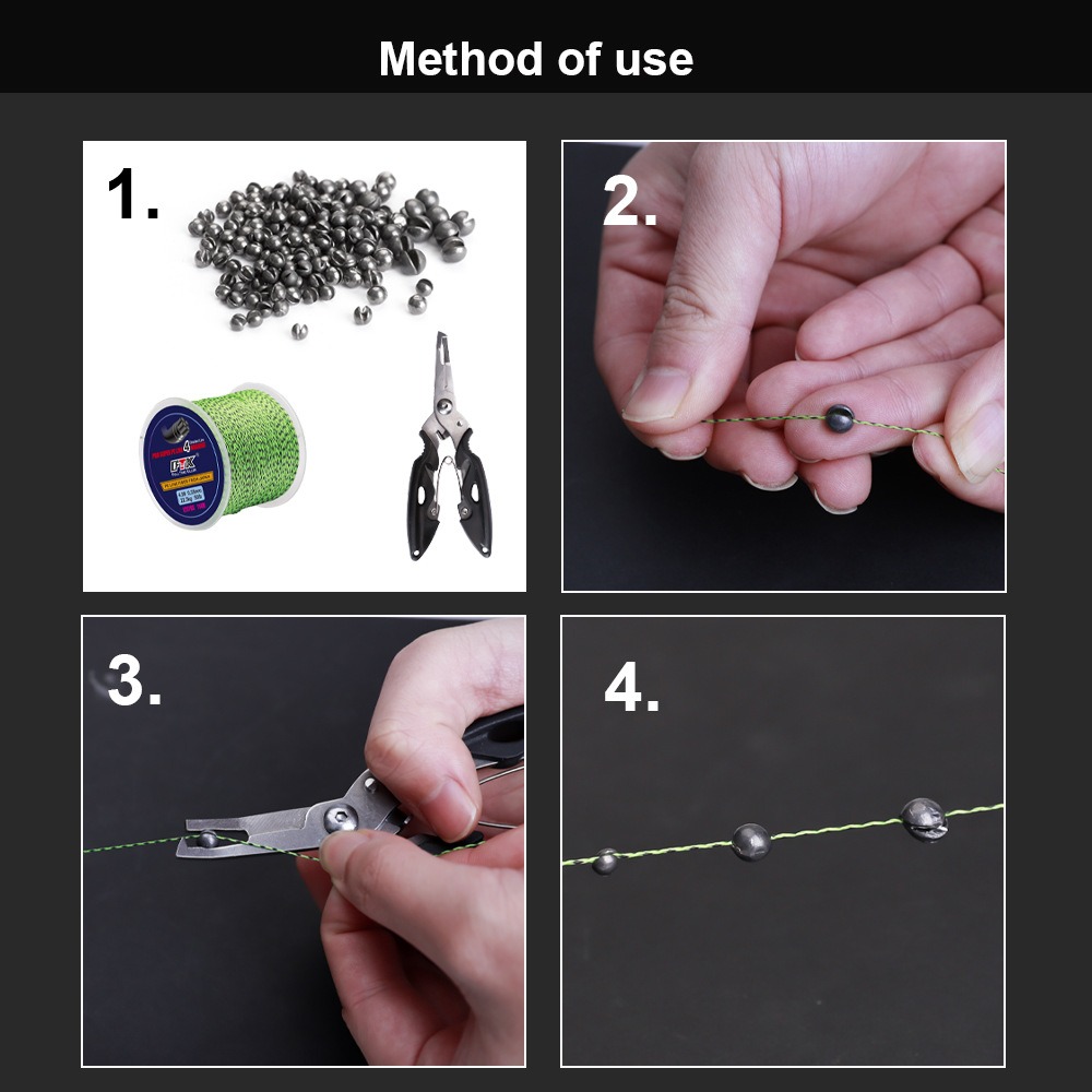 Boxed open bite lead 143pcs ro - Fishing Equipment English recensie en prijs