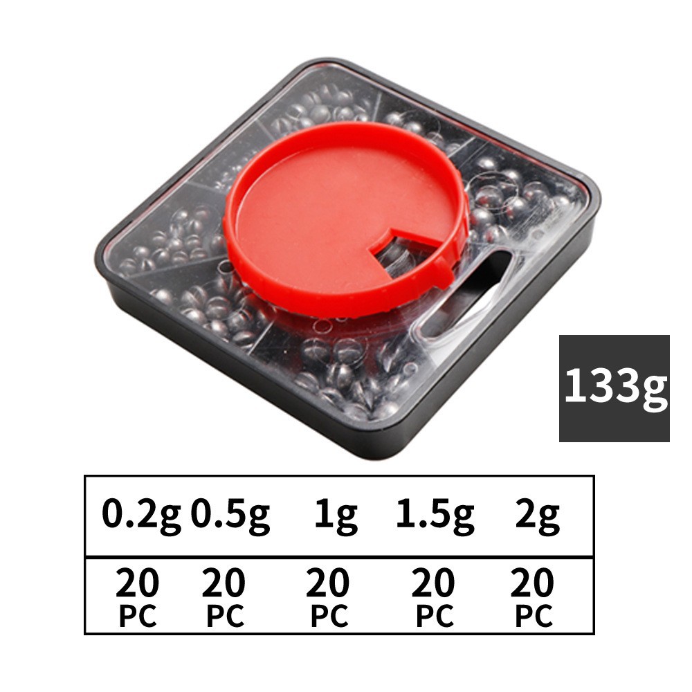 100Pcs Fishing Weights Sinkers - Fishing Equipment English recensie en prijs