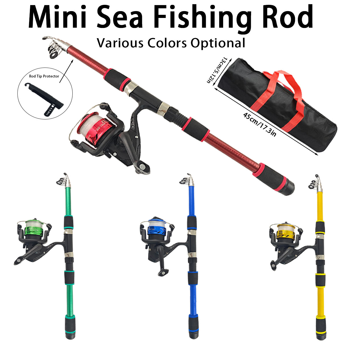 Mini Telescopic Sea Fishing Ro - Fishing Equipment For Kids recensie en prijs