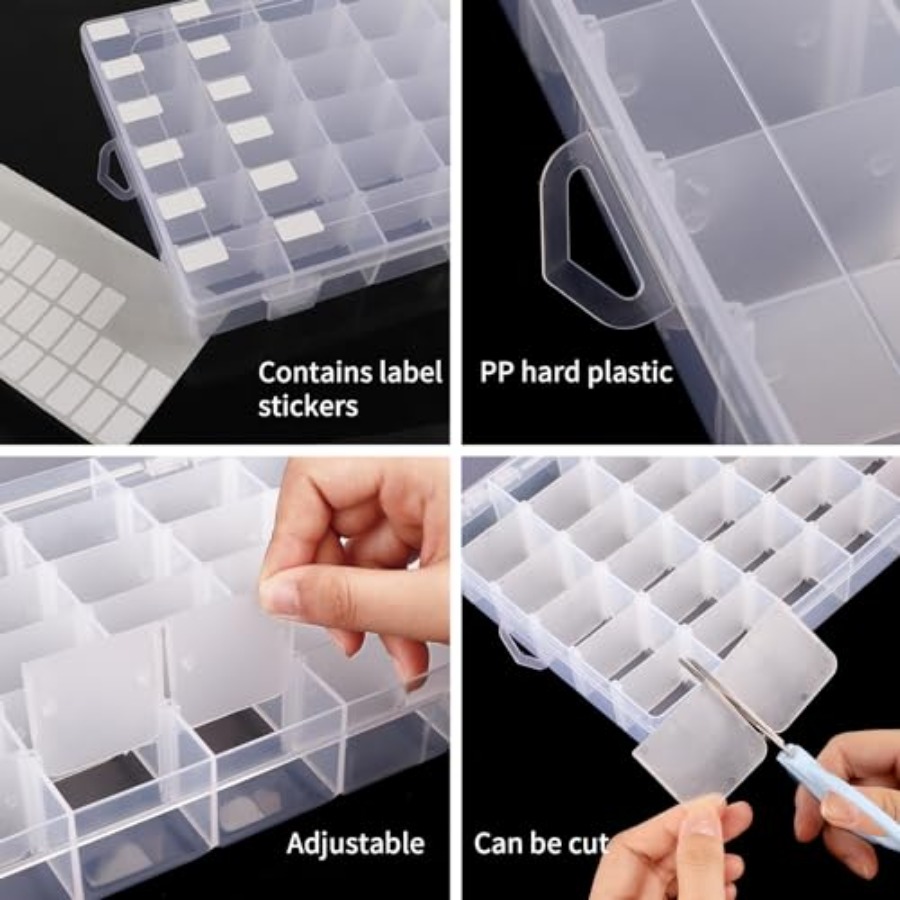 Clear Bead Organizer Tackle Bo - Tackle Box recensie en prijs