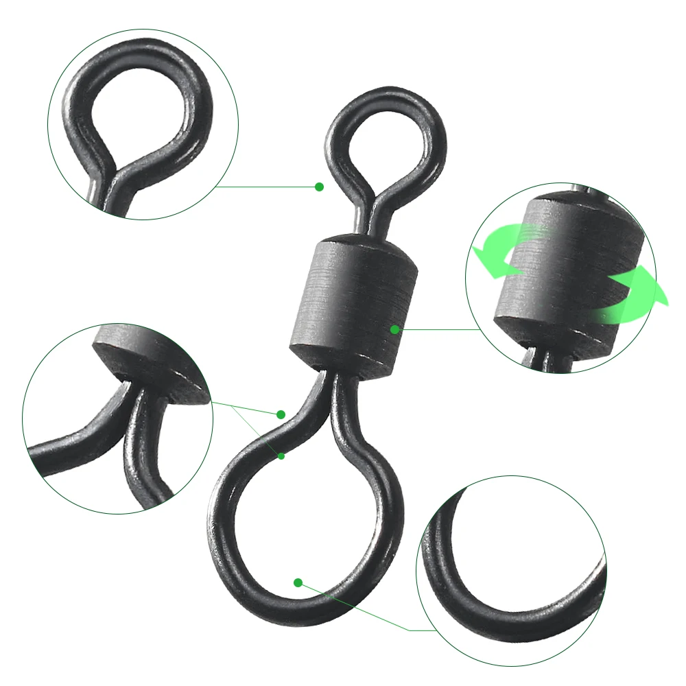 100pcs Carp Fishing Swivel Big - Fishing Equipment Tackle recensie en prijs