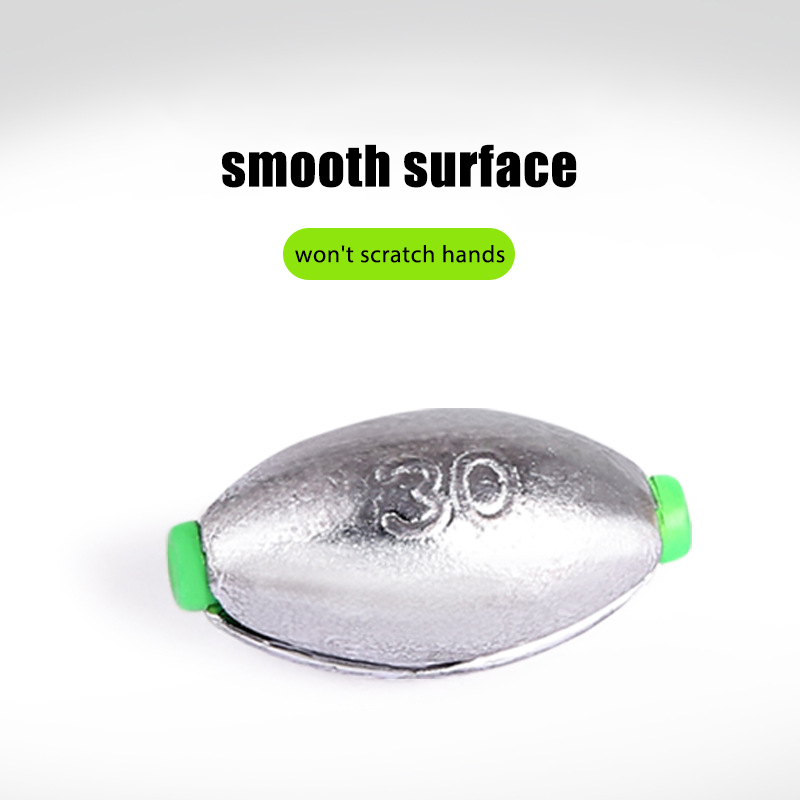 Olive Shaped Lead Sinker with  - Fishing Equipment English recensie en prijs
