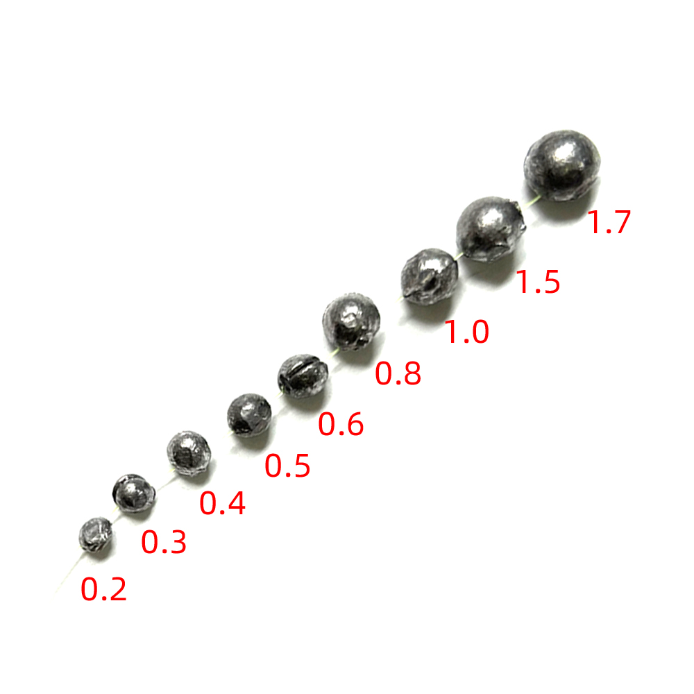 DNDYUJU 50pcs Round Split Shot - Fishing Equipment English recensie en prijs