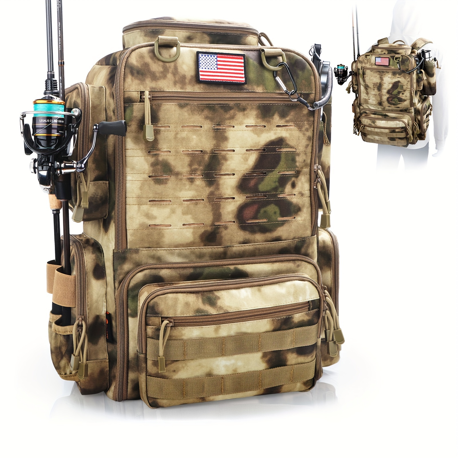 A Spacious 11.89gal Fishing Ba - Fishing Equipment Holder recensie en prijs