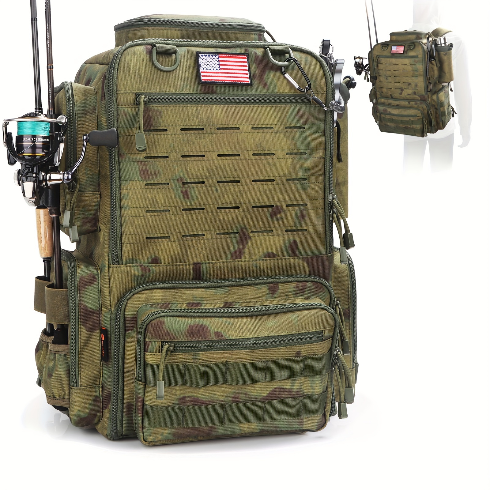 A Spacious 11.89gal Fishing Ba - Fishing Equipment Holder recensie en prijs