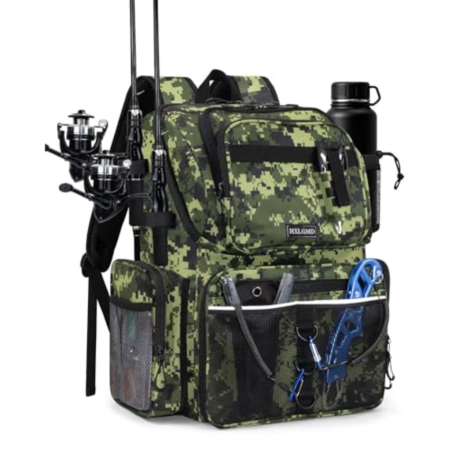 Fishing Backpack with Rod Hold - Fishing Equipment Holder recensie en prijs