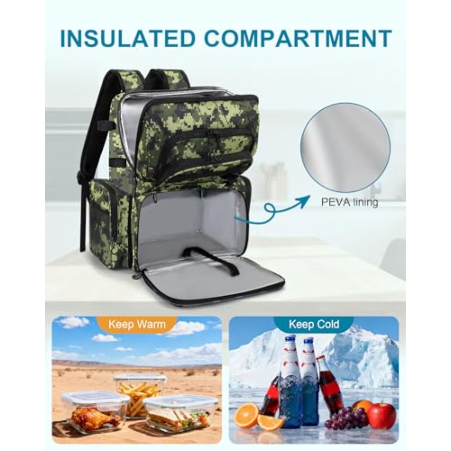 Fishing Backpack with Rod Hold - Fishing Equipment Holder recensie en prijs