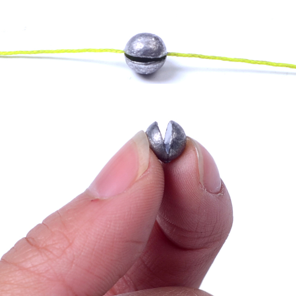 DNDYUJU 50pcs Round Split Shot - Fishing Equipment English recensie en prijs