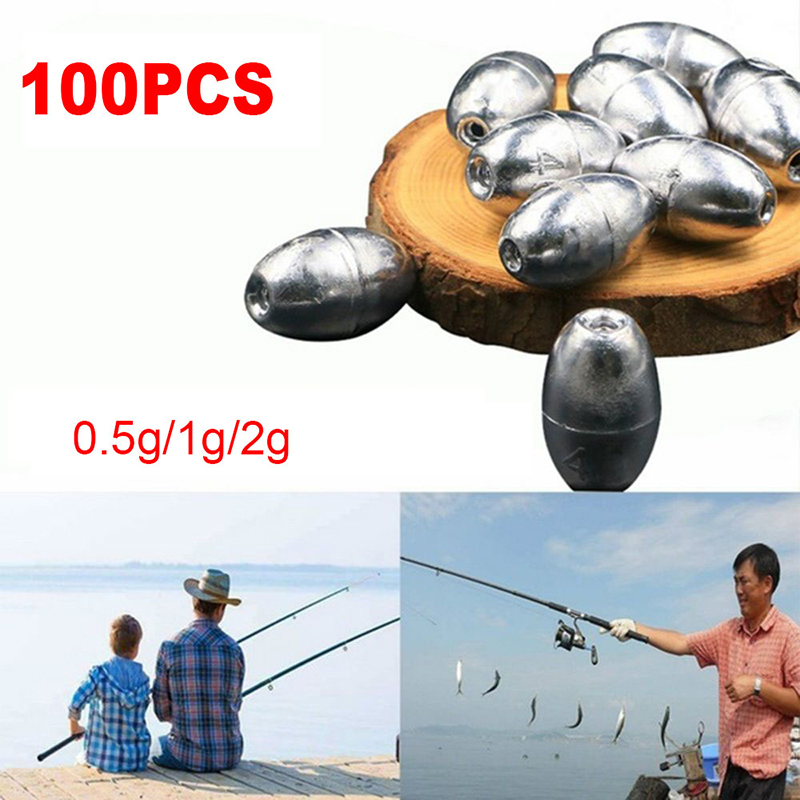 100pcs Olive Shape Fishing Lea - Fishing Equipment English recensie en prijs