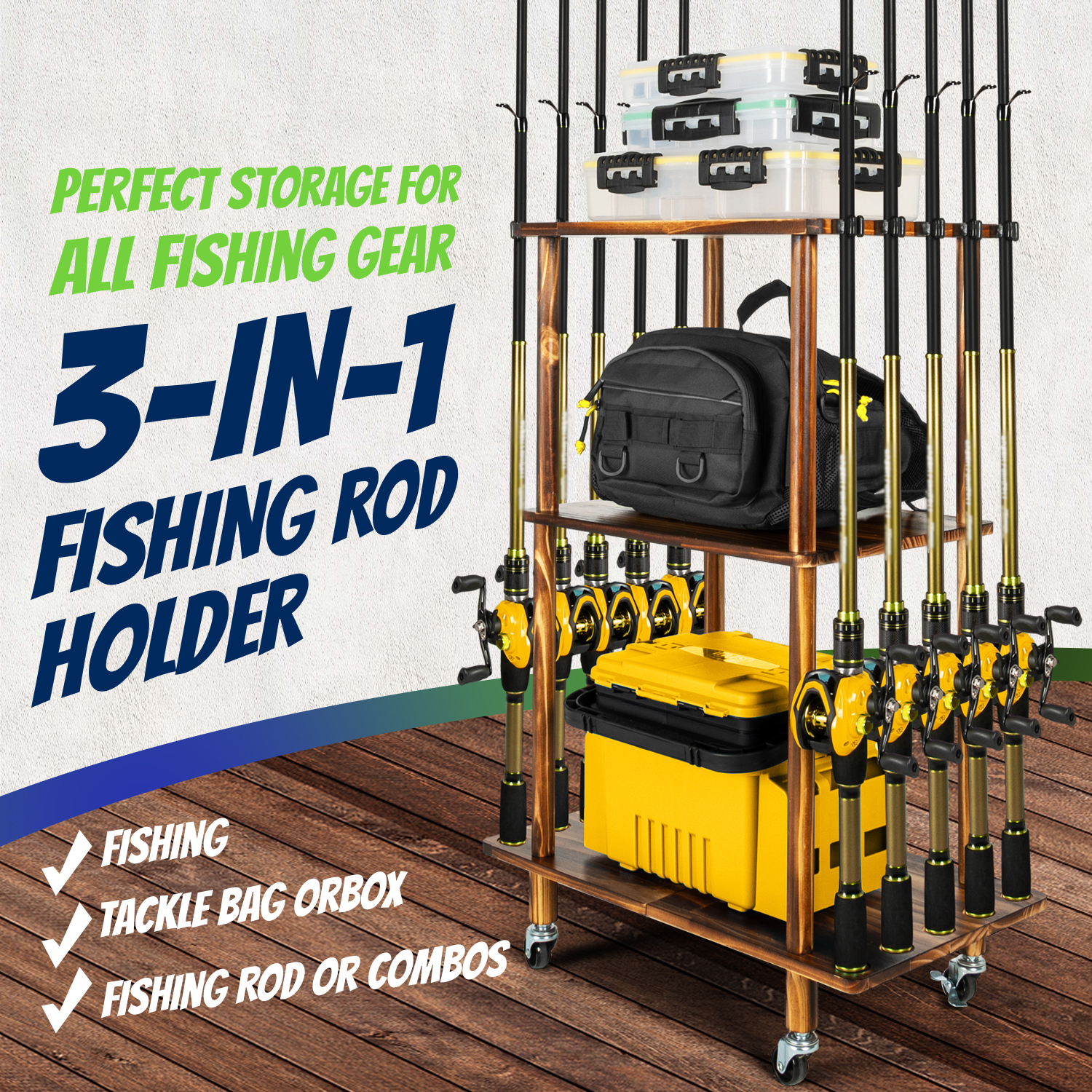 Fishing Rod Holders for Garage - Fishing Equipment Holder recensie en prijs